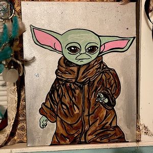 This is a handmade painting and the size of the painting is a the size16 x 12